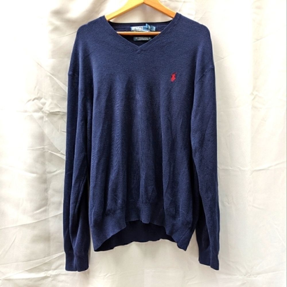 Polo by Ralph Lauren 100% pima cotton all season pullover sweater soft s…